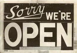 Sorry We're Open